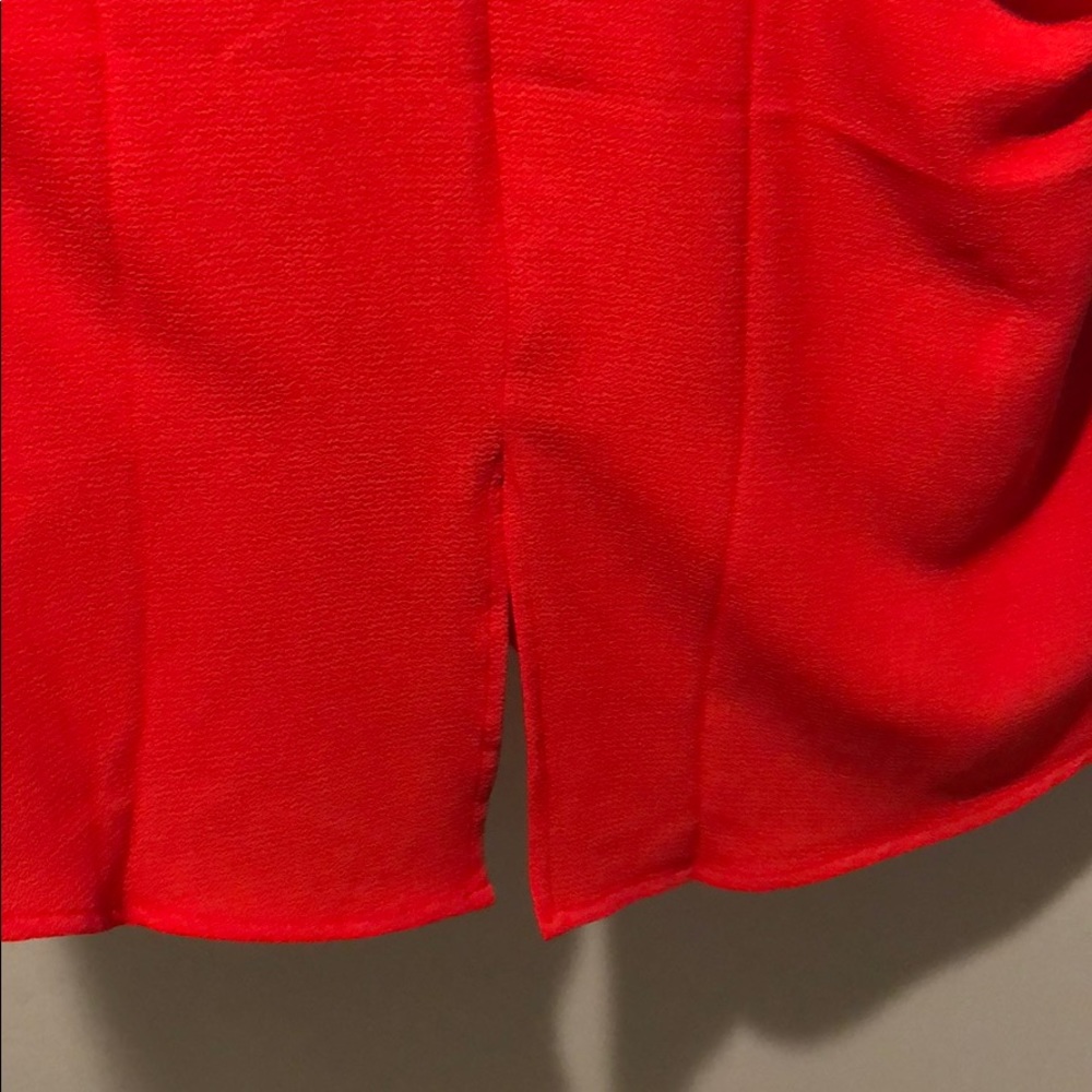 Red Slit Back Tank - Picture 6 of 8